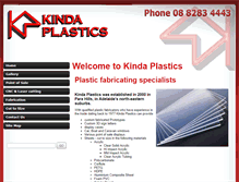 Tablet Screenshot of kindaplastics.com.au